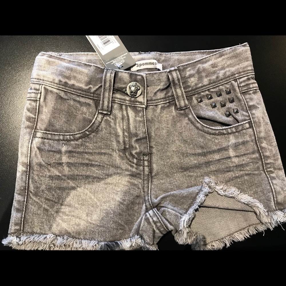 3 pommes mouse grey short